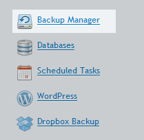backup domain select backup domain select