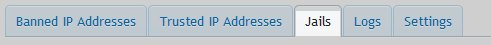 Fail2ban jail tab